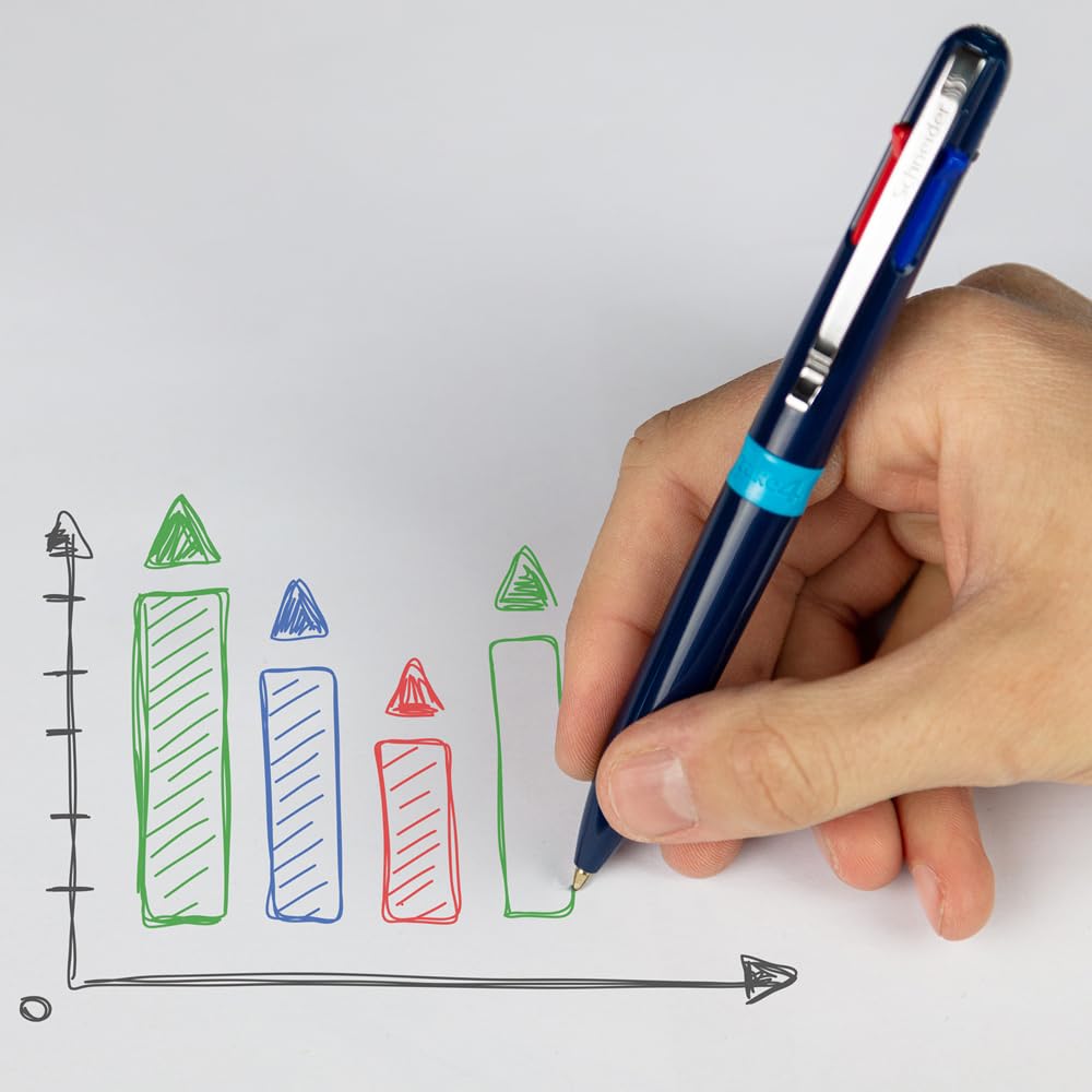 Amazon | シュナイダー Schneider 4色ボールペン テイク4 TAKE4 M 中字